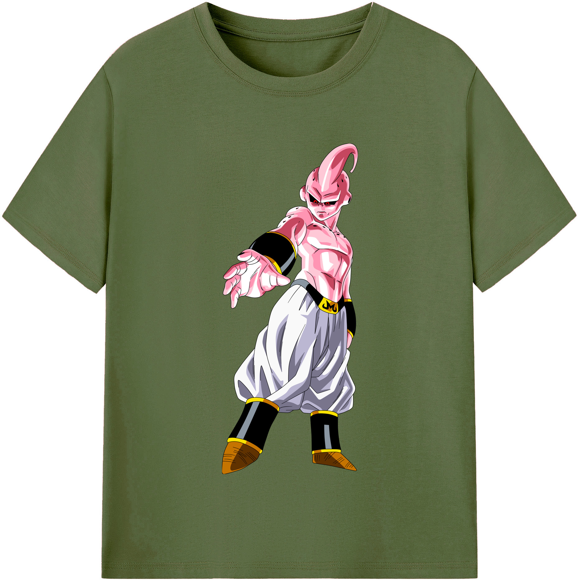 （画像用） ドラゴンボール 魔人ブウ DRAGON BALL Majin Buu 綿100％半袖Tシャツ（フロントプリント）